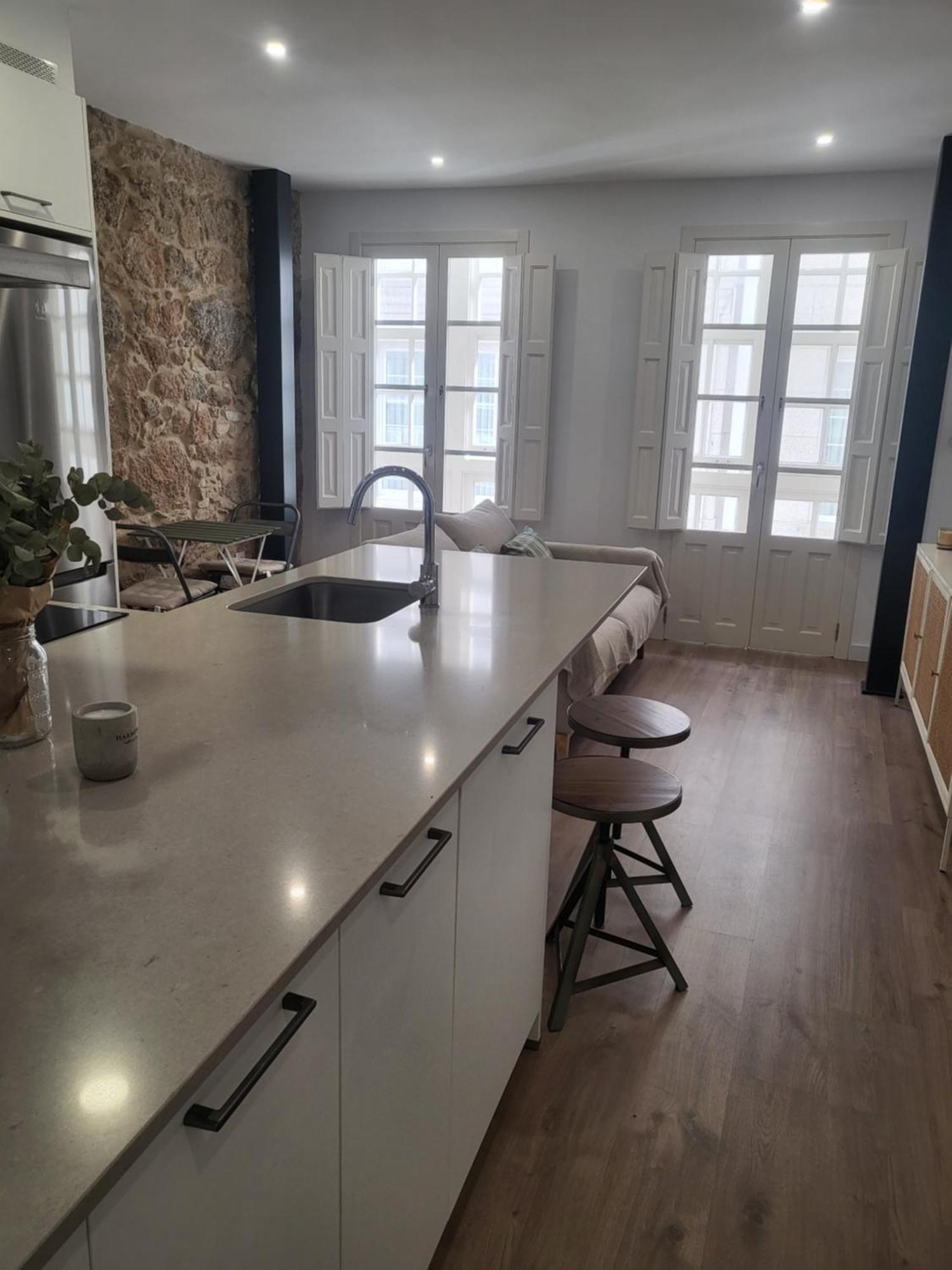Preciosa Vivienda En El Centro De La Ciudad Apartment A Coruna Ngoại thất bức ảnh